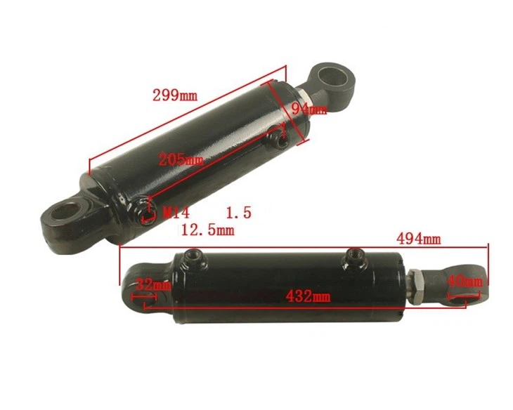 Forklift Parts 30CYS75-90000 Hydraulic Tilt Cylinder For Hyundai HD30E, 100% Original