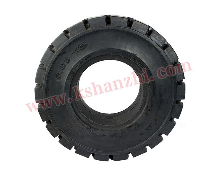 Forklift Tyre, Hanzhi Forklift Parts 650*10 Rubber Solid Tire, 100% Premium